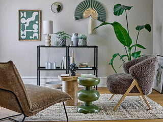 Wanddecoratie bamboe groen jaime 70cm van Bloomingville, in een gestileerde productopstelling