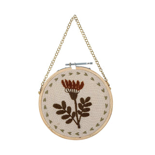 Wanddecoratie katoen bruin Maidstone 16cm van Bloomingville, duidelijk als hoofdfoto afgebeeld
