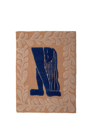 Wanddecoratie wol bruin Atle 70x93cm van Bloomingville, duidelijk als hoofdfoto afgebeeld