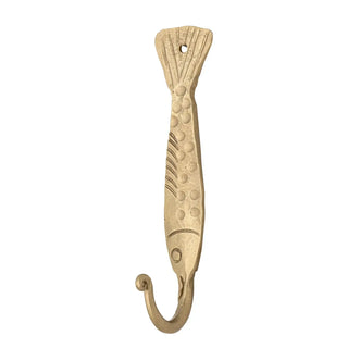 Wandhaak metaal brass chalix 16cm van Bloomingville, duidelijk als hoofdfoto afgebeeld