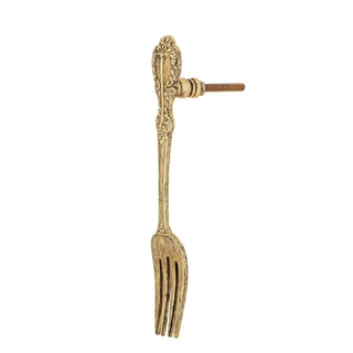 Wandhaak tin messing Cella 17cm van Bloomingville, schuin bekeken met vorm en afwerking zichtbaar
