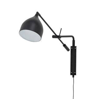 Wandlamp metaal zwart Lyam van Bloomingville, duidelijk als hoofdfoto afgebeeld