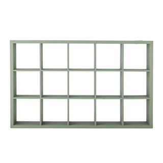 Wandplank grenenhout groen Preston 67cm van Bloomingville, vanuit een aanvullend productaanzicht