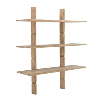 Wandplank mangohout naturel Millian 96cm van Bloomingville, vanuit een aanvullend productaanzicht