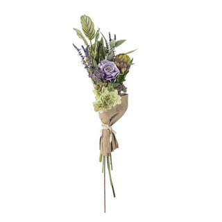 Whisper bouquet paars van Bloomingville, schuin bekeken met vorm en afwerking zichtbaar