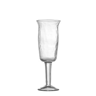 Wijnglas gerecycled glas helder Asha - 4 stuks van Bloomingville, aan de achterzijde met afwerking zichtbaar