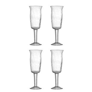 Wijnglas gerecycled glas helder Asha - 4 stuks van Bloomingville, duidelijk als hoofdfoto afgebeeld