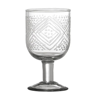 Wijnglas gerecycled glas Kiyomi van Bloomingville, duidelijk als hoofdfoto afgebeeld