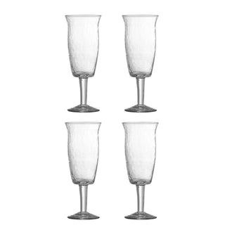 Wijnglas gerecycled helder Asha - 4 stuks van Bloomingville, duidelijk als hoofdfoto afgebeeld