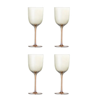 Wijnglas glas brons Aston - 4 stuks van Bloomingville, duidelijk als hoofdfoto afgebeeld