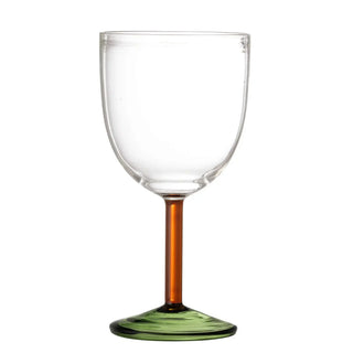 Wijnglas glas groen Martine van Bloomingville, duidelijk als hoofdfoto afgebeeld
