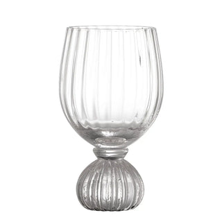 Wijnglas glas helder Taurin van Bloomingville, duidelijk als hoofdfoto afgebeeld