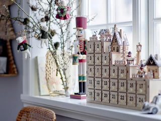 Darren deco groen hout 38cm - Het Adres