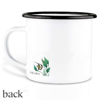 Mug en émail fait main orques 300ml