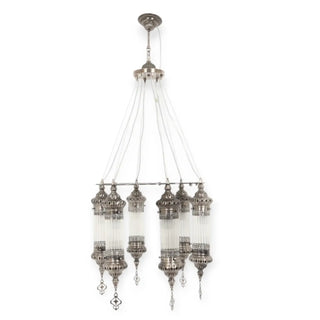 Hanglamp Real antiek zilver 130cm van D&C, duidelijk als hoofdfoto afgebeeld