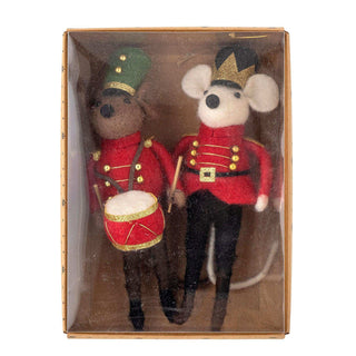 Peo ornamenten wol rood - Het Adres