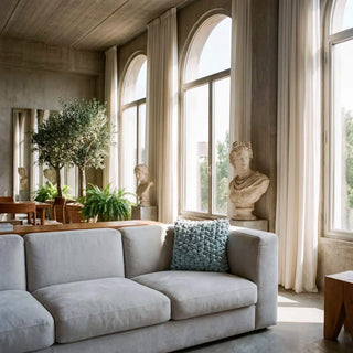 Haans Lifestyle Kussen Pebble lagune blauw