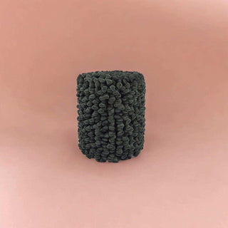 Pebble poef dark graphite 46cm van Haans Lifestyle, vanuit een aanvullend productaanzicht