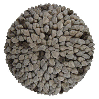 Pebble pouf Sand Taupe 60cm - Het Adres