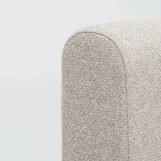 Bank HD2 tweezits naturel 120cm van House Doctor, met materiaal en structuur van dichtbij zichtbaar