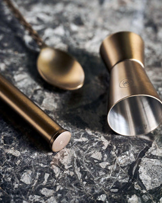 Bar-accessoires set Baar koper van House Doctor, in een gestileerde detailopstelling