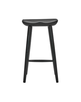 Barkruk Bar zwart 66cm van House Doctor, van opzij met vorm en afwerking zichtbaar