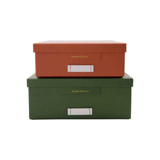 Aufbewahrungsboxen-Set Keep grün - Het Adres