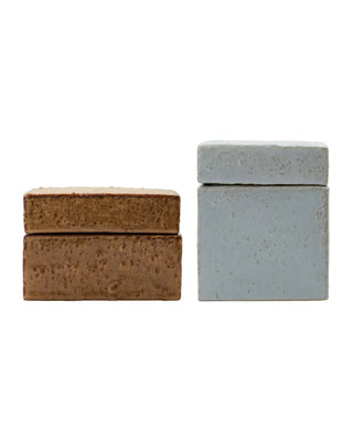Bewaardozen Treasure Bruin 12x12x8cm van House Doctor, duidelijk als hoofdfoto afgebeeld
