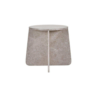 Bijzettafel Marb beige 48cm van House Doctor, met vorm, materiaal en afwerking duidelijk zichtbaar