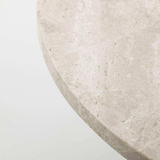 Bijzettafel Marb beige 48cm van House Doctor, recht van voren met vorm en afwerking zichtbaar