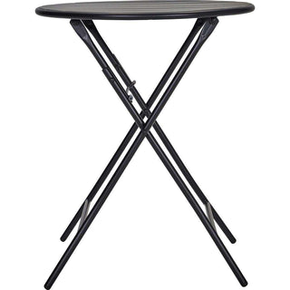 Bistro set Helo zwart van House Doctor, met vorm, materiaal en afwerking duidelijk zichtbaar