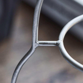 Borden etagere Sana zilver 32cm van House Doctor, van dichtbij met materiaal en textuur zichtbaar