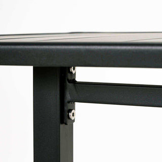 Buitentafel Helo zwart 200cm van House Doctor, van bovenaf met zicht op vorm en indeling