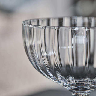 Cocktailglas Rill helder 26cl van House Doctor, van dichtbij met materiaal en textuur zichtbaar