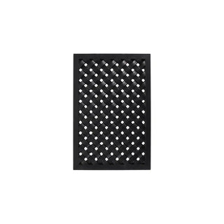 Deurmat Braid zwart rubber 40x60cm van House Doctor, duidelijk als hoofdfoto afgebeeld
