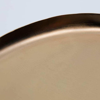 Dienblad Osea antiek brons 41cm van House Doctor, van opzij met vorm en constructie zichtbaar