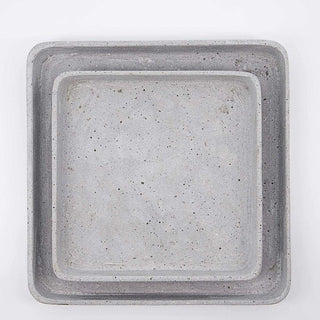 Vassoio Retra grigio - set di 2 - Het Adres