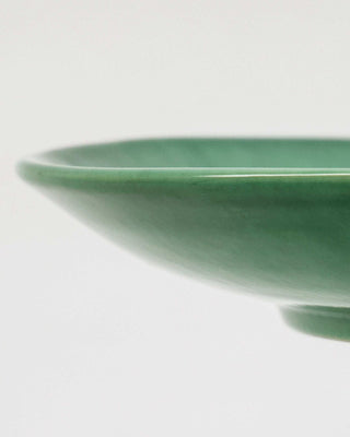 Dinerbord Diva groen 28cm van House Doctor, van dichtbij met materiaal en afwerking zichtbaar