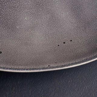 Assiette à dîner Rustic gris foncé 27cm - Het Adres