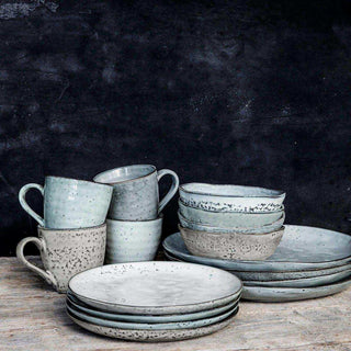 Dinner plate Rustic grey blue 27.5cm - Het Adres