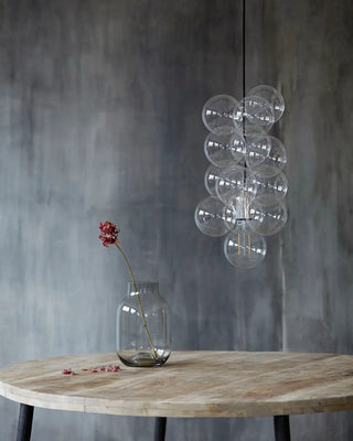 Diy Lamp Helder Glas met Snoerset van House Doctor, in een gestileerde detailopstelling