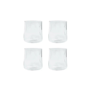 Drinkglas Sand Helder 9cm - 4 stuks van House Doctor, duidelijk als hoofdfoto afgebeeld