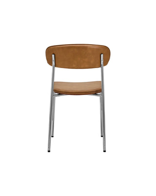 Eetkamerstoelen Pova cognac - set van 2 van House Doctor, vanuit een aanvullend productaanzicht