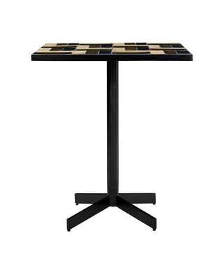 Eettafel het cafe Geometric bruin 62x62cm van House Doctor, duidelijk als hoofdfoto afgebeeld