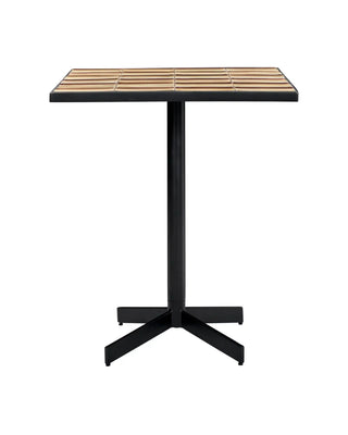 Eettafel het cafe strips roze 62x62cm van House Doctor, duidelijk als hoofdfoto afgebeeld