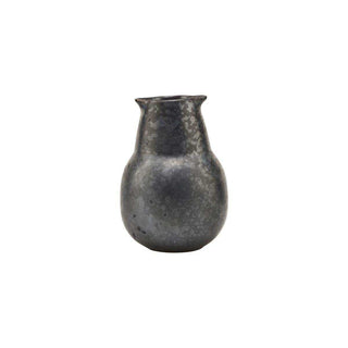 Zwarte keramische Pion fles van House Doctor, 12 cm hoog