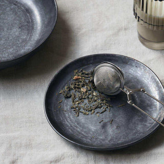 Assiette à dessert Pion noir 16,5 cm - Het Adres