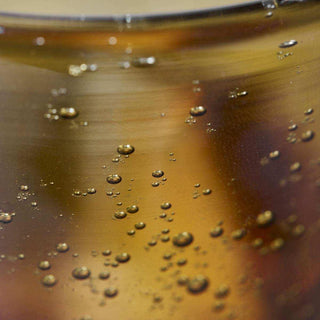 Glas Raba amber 10cm - 4 stuks van House Doctor, in een gestileerde detailopstelling