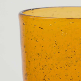 Glas Raba amber 10cm - 4 stuks van House Doctor, in een gestileerde productopstelling