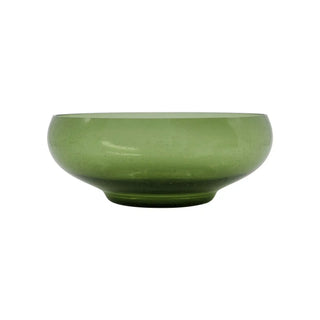 Groene glazen schaal Rain 24cm van House Doctor, duidelijk als hoofdfoto afgebeeld